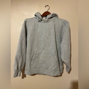 Athleta Gray 24/7 Hoodie Sweatshirt Pullover Size Large